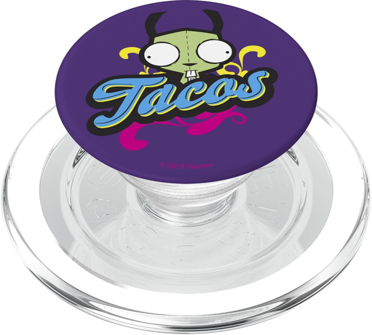 Invader Zim Gir Tacos Portrait PopSockets MagSafe PopGrip for iPhone