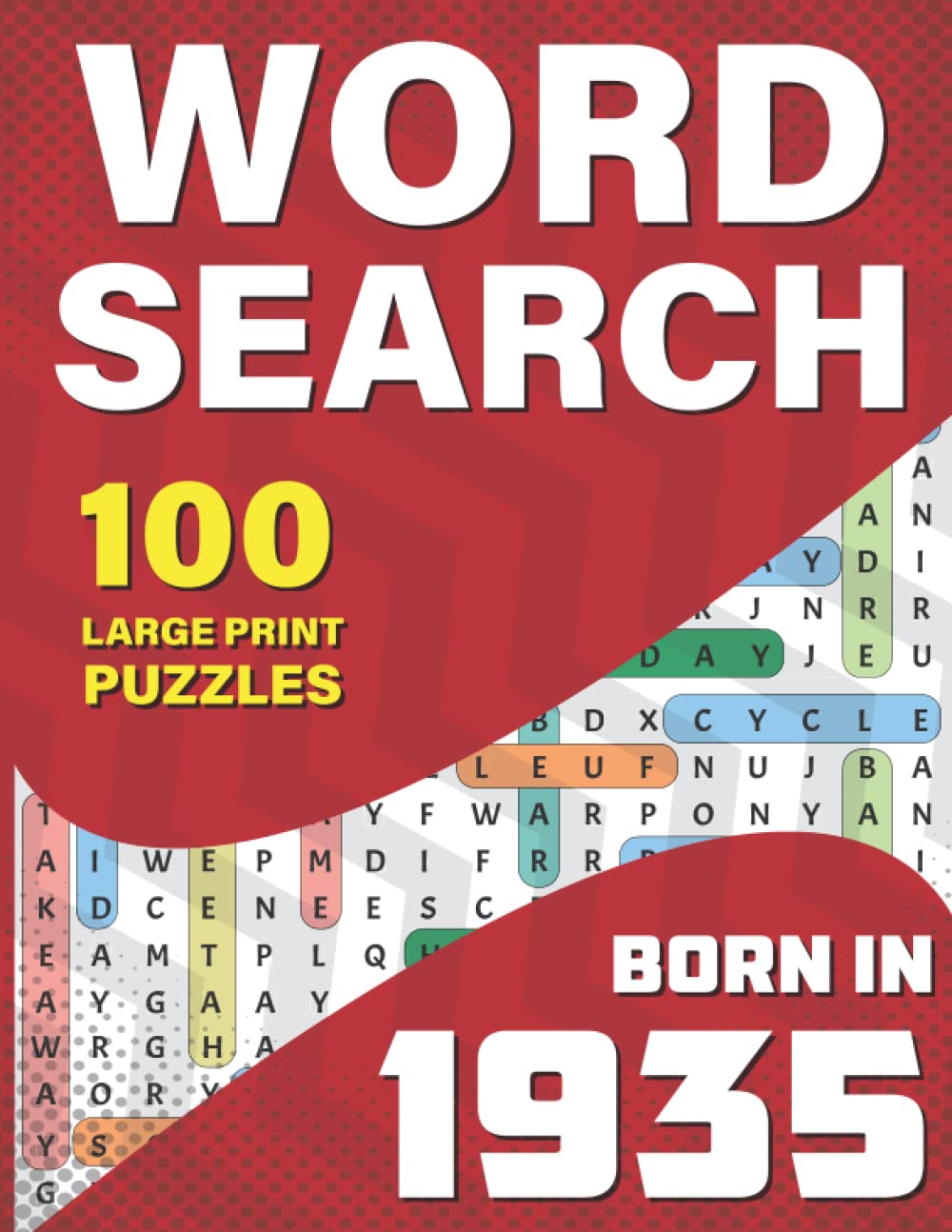 Word Search: You Were Born In 1935: Large Print Word Search Book For Adults To Pass Time Who Were Born In 1935