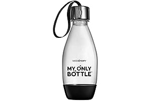 SodaStream 0.5 Liter Reusable Bottle, Black