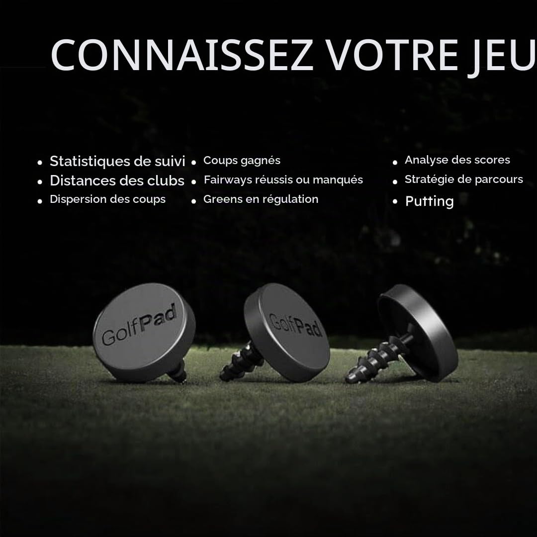Golf Pad Tags Système Automatique Swing Trainer pour Android et iPhone