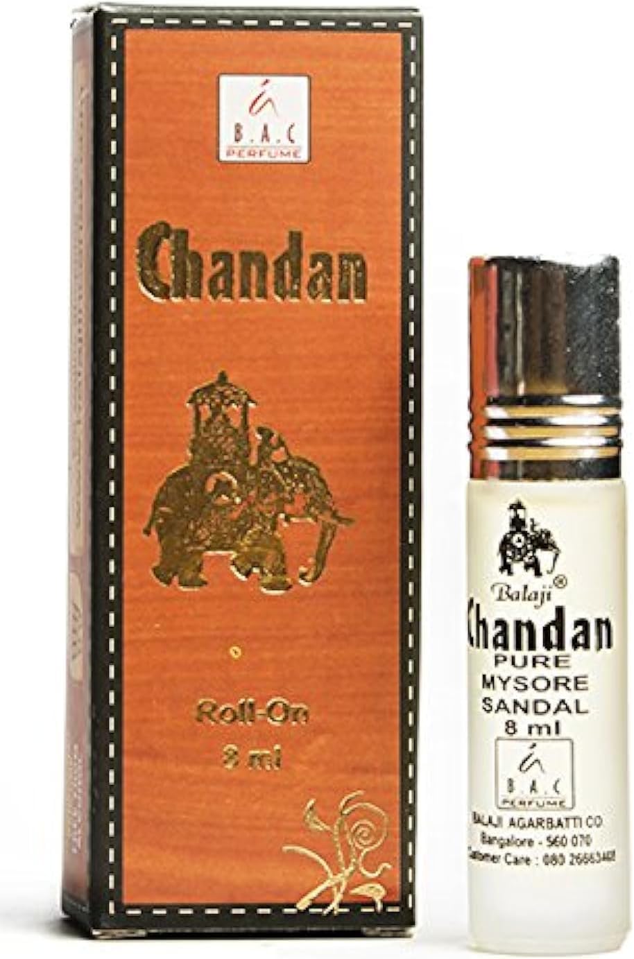 Balaji Chandan Incense Fragrance Roll On - 8mL x 1