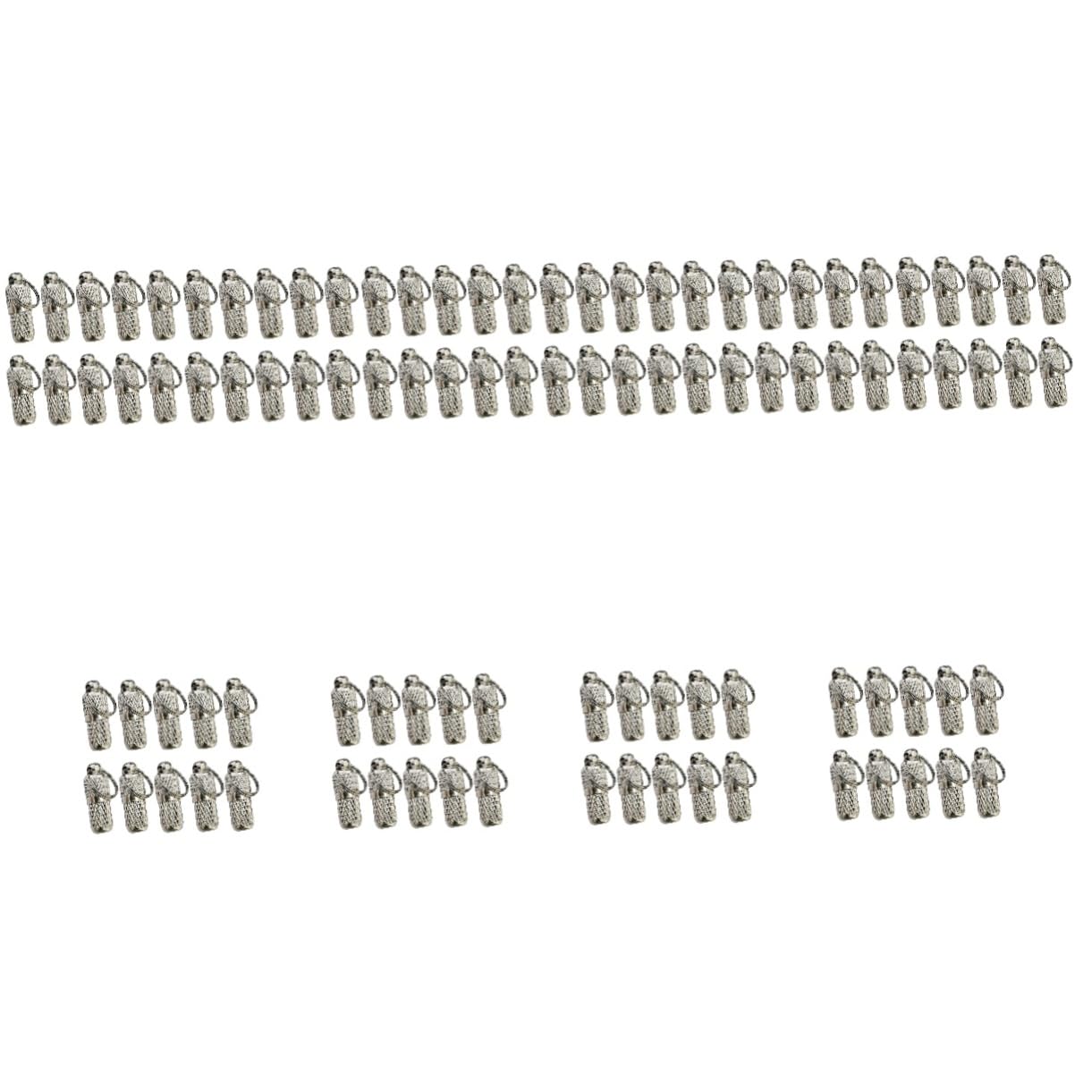 BESPORTBLE 100 Pièces Pendentif Anti-Perte Étiquette de Collier pour Animaux de Compagnie étiquette de nom de Chien étiquette de nom d'animal Animal de Compagnie Plaque d'identité