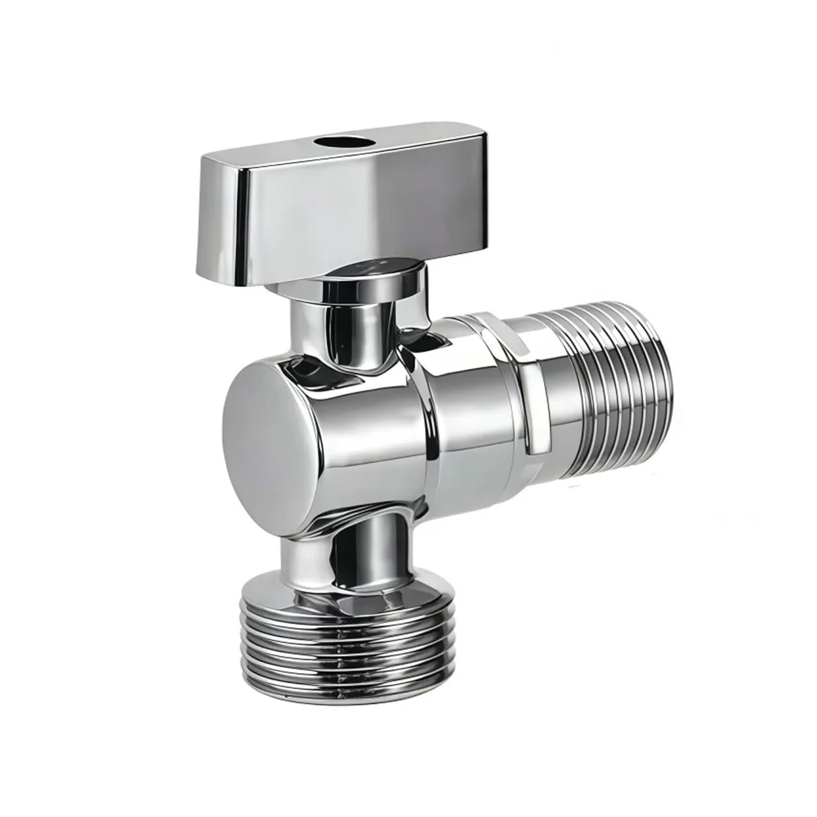 Angle Valve 2pcs Faucet Angle Valve Inlet Water Stop Zinc Alloy Toilet Filling Valves Heater for Bathroom Accessories ﻿