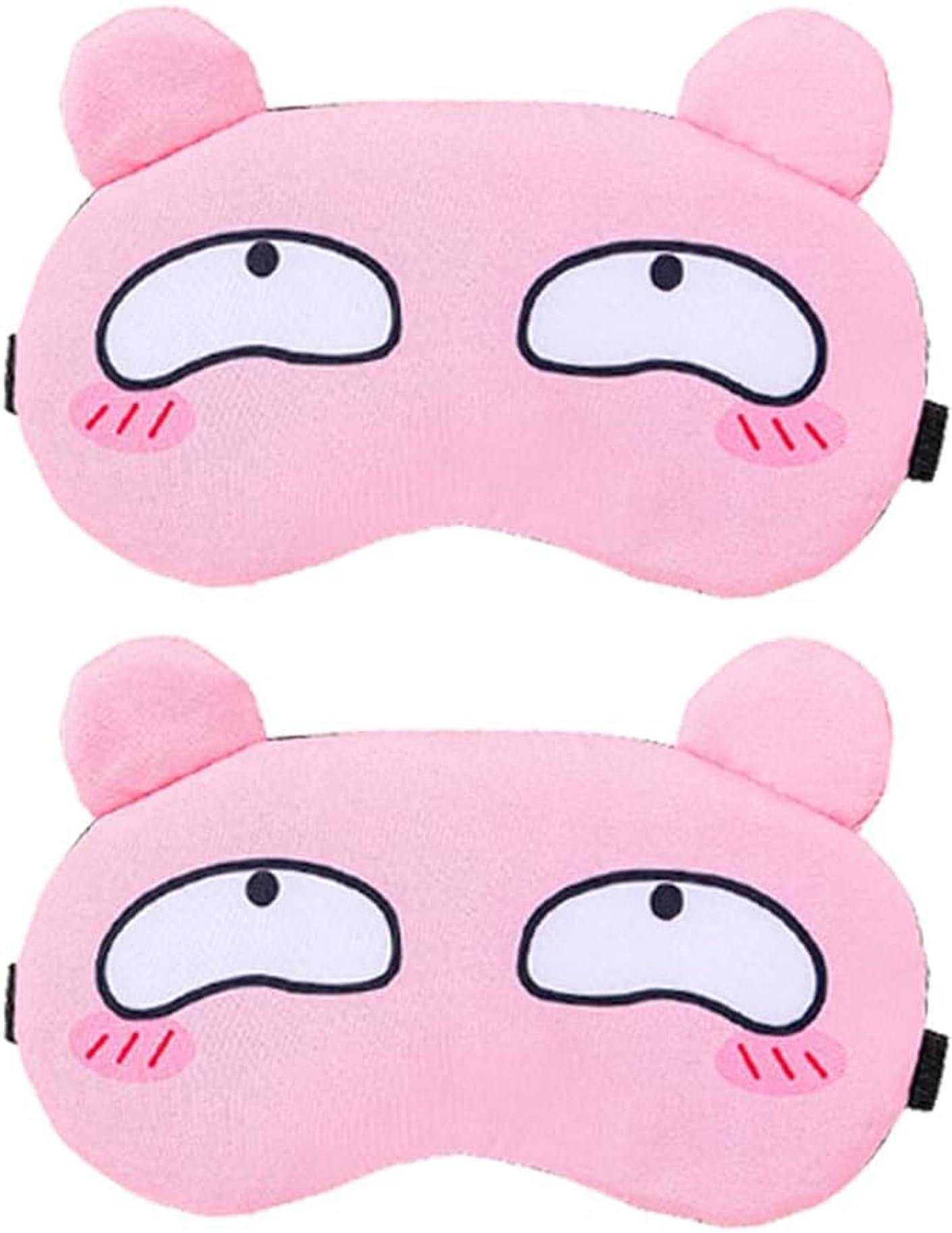 NitshaNitsha Super Soft Cute Cartoon Sleeping Eye Mask for Men Women Girl Boy M No.143 Pack-2