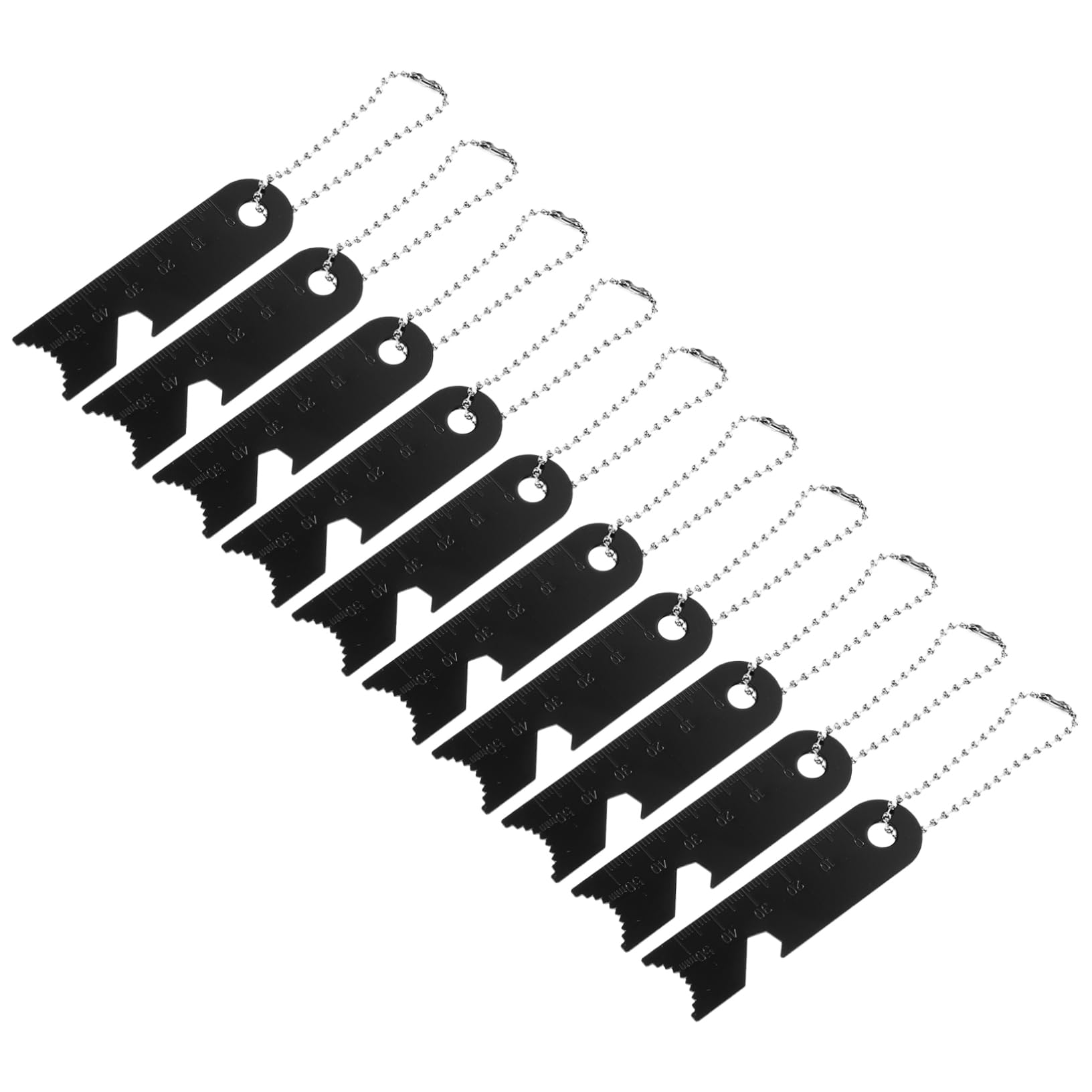 BESPORTBLE Lot de 10 Grattoirs Portables pour Camping Survie Durgence Accessoires Dextérieur Allume-feu Règles Multifonctions 10 Pièces X 10