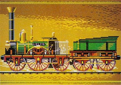 stickit Mini Stecksystem Dampflokomotive Nürnberger Adler ca. 9.200 Teile Nr. 42138