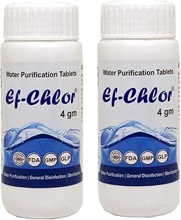Ef-Chlor 4Gm Overhead & Underground Tank Water Purification Tablets