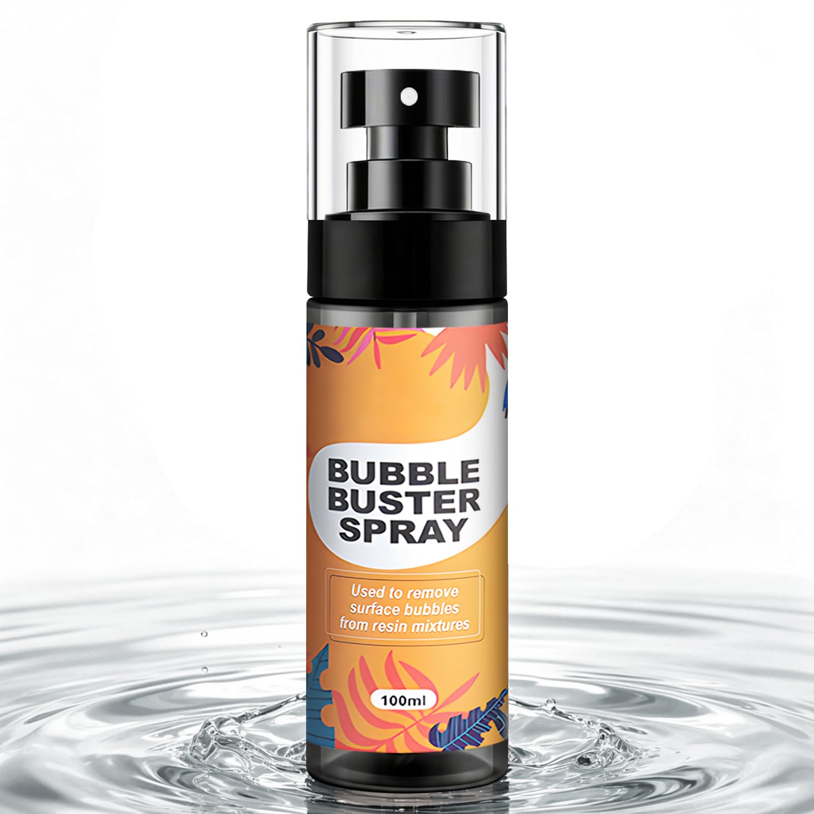Spray Correttore Anti-Bolle per Resina Epossidica, Resina Epossidica Trasparente Rimuovi Bolle di Resina, Adatto a Tutti I Tipi di Resine Epossidiche, 100ml