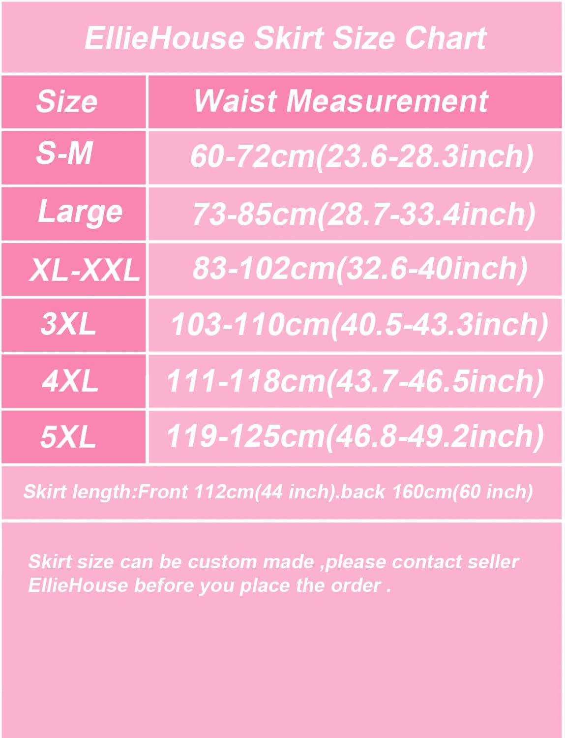 EllieWely Overskirt Short Front Long Back Party Tutu Tulle Skirt R05 - Image 3