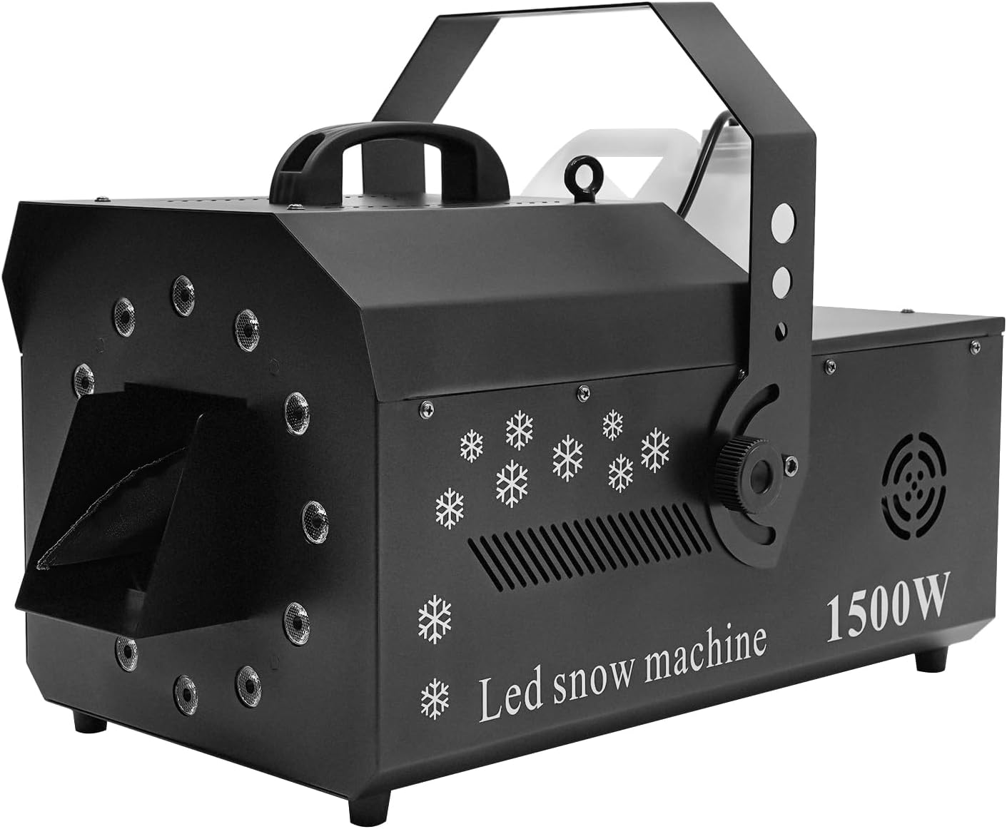 Máquina de nieve LED 3 en 1 con 12 luces RGB y tanque 5.3 qt miniatura 1
