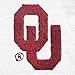 Little King NCAA Striped Bodysuit with Shoulder Snap and Embroidered Logo-Oklahoma-Crimson Trim-0-3 Months