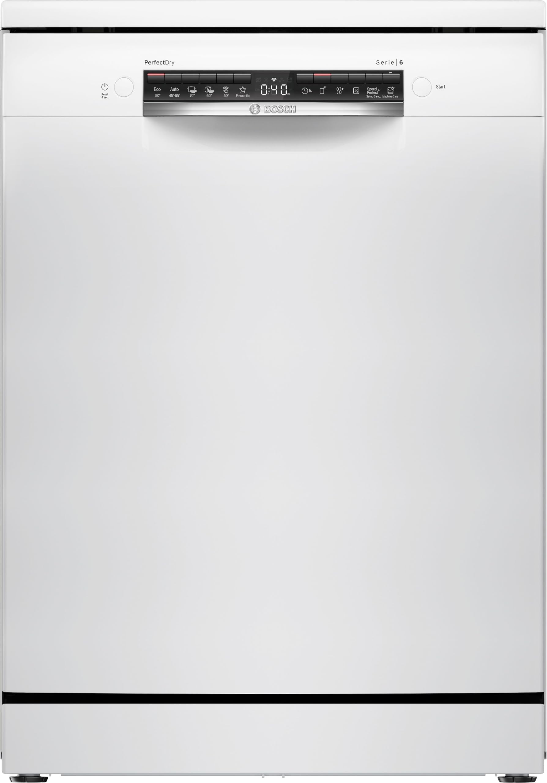 BOSCH, Lavavajillas, Libre instalación, 60 cm, Blanco, SMS6ZCW10E