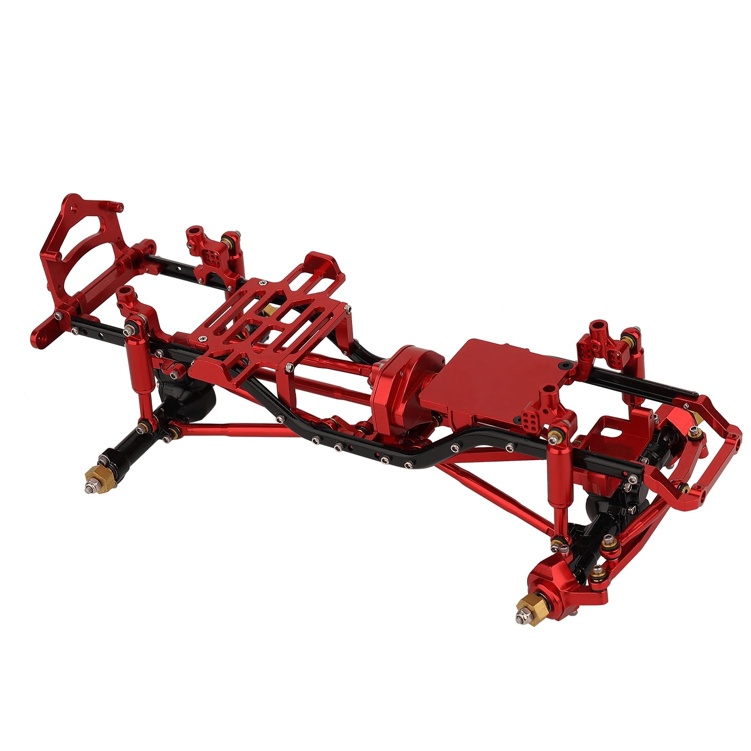 Amazon | ZXYRC アルミ組み立てフレームシャーシキット SCX24 AXI00006