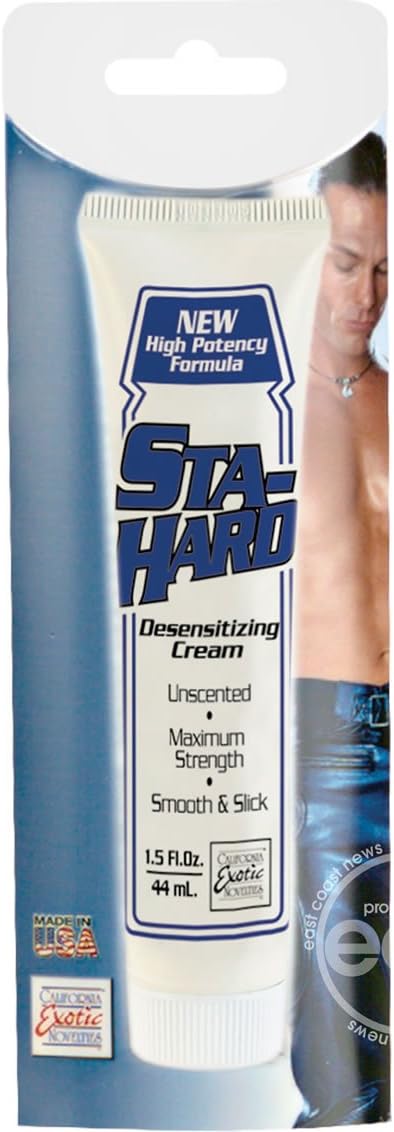 Sta Hard Male Genital Desensitizer Delay Cream Performance Enhancer 1.5 Ounce