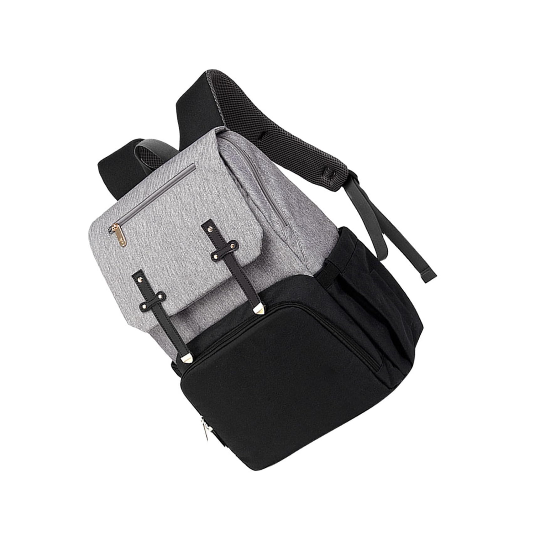 YARNOW Multifunktionaler Babytasche Rucksack aus Oxford Stoff mit Großem Fassungsvermögen und Verschleißfest für Ausflüge und Unterwegs als Mamatasche