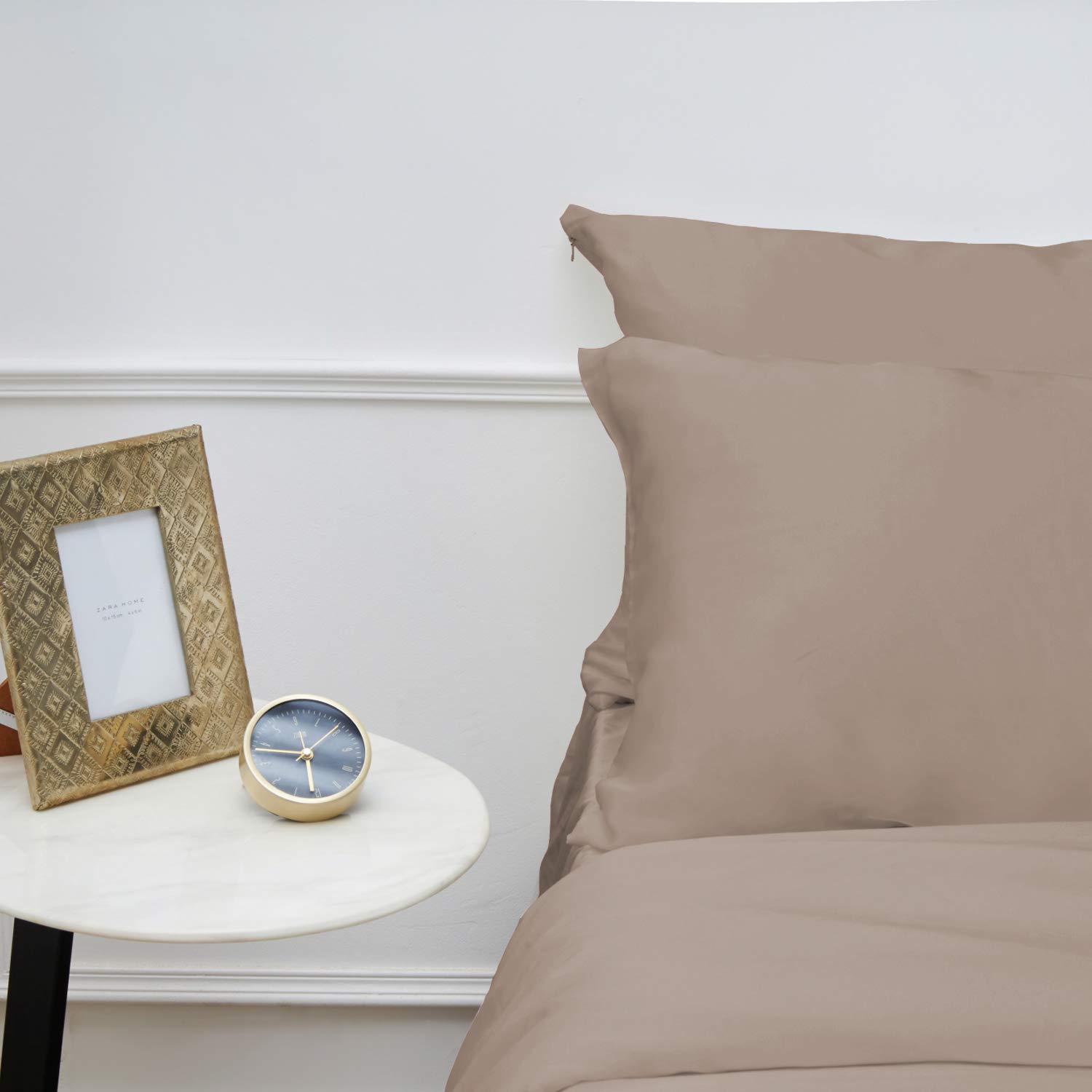 INSSL Mulberry Silk Pillowcase for Hair and Skin Health,Natural Silk Pillow Cover with Hidden Zipper Both Side Silk1 pcs (Light Coffee - Image 4