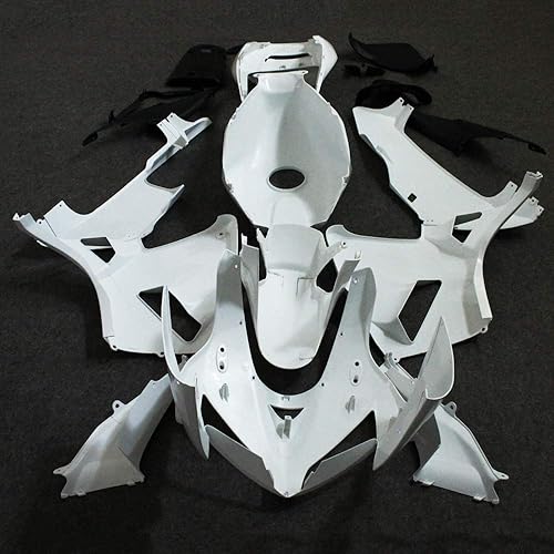 Miniatura 2 de ZXMT Kit de carenado completo de motocicleta Carrocería de inyección sin pintar para Honda CBR 600RR 2005-2006 (blanco)