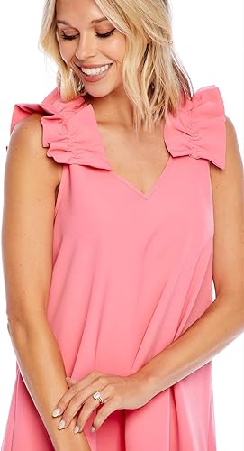 Miniatura 4 de Mud Pie Vestido sin mangas con volantes para bebé niña Cece