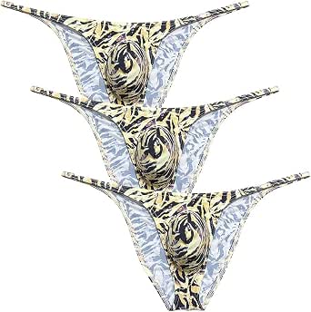 MissSec Calzoncillos Para Hombre Con Estampado De Leopardo