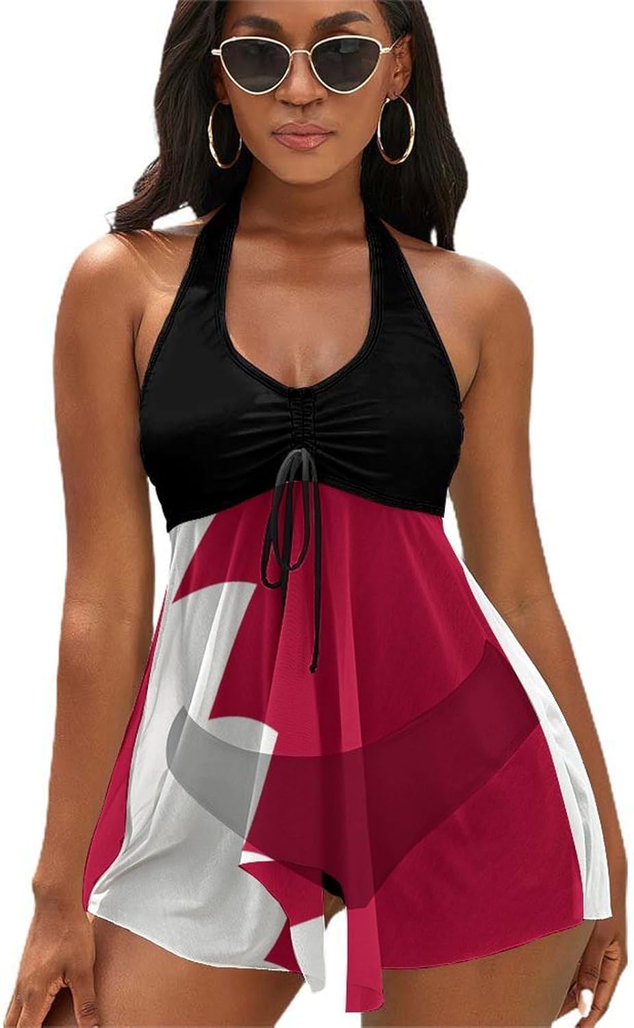 Women's Swimsuit Barbados Flag Two-Piece Swimwear Sets Swimsuits