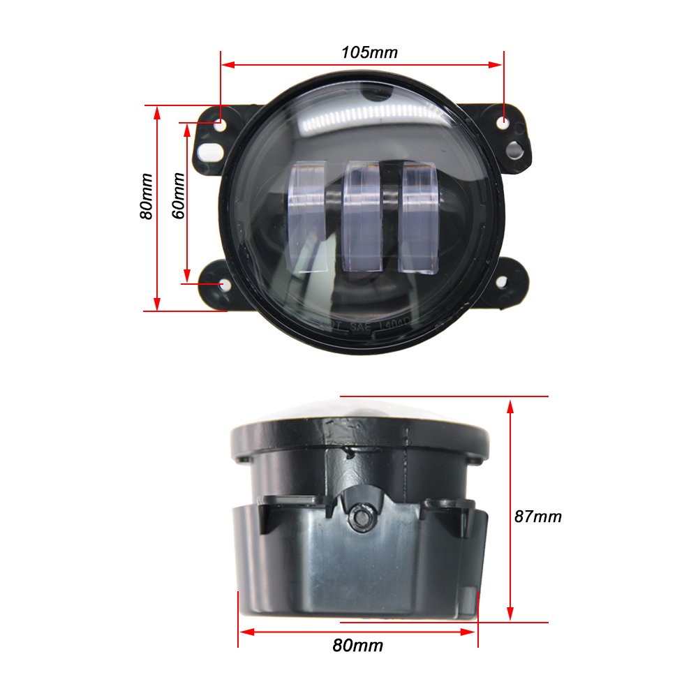2 Pz 4 Pollici da 4 Pollici 30W LED Luci di Lavoro Lampada Nebbia Rettangolare Ad Alte Prestazioni LED Luci Gruppi off Road Auto Light 12V 24v