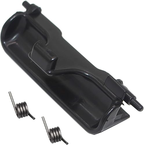 Miniatura 5 de Ezzy Auto Pestillo negro para reposabrazos de consola central para Acura RDX 2013-2018 con resorte de acero inoxidable