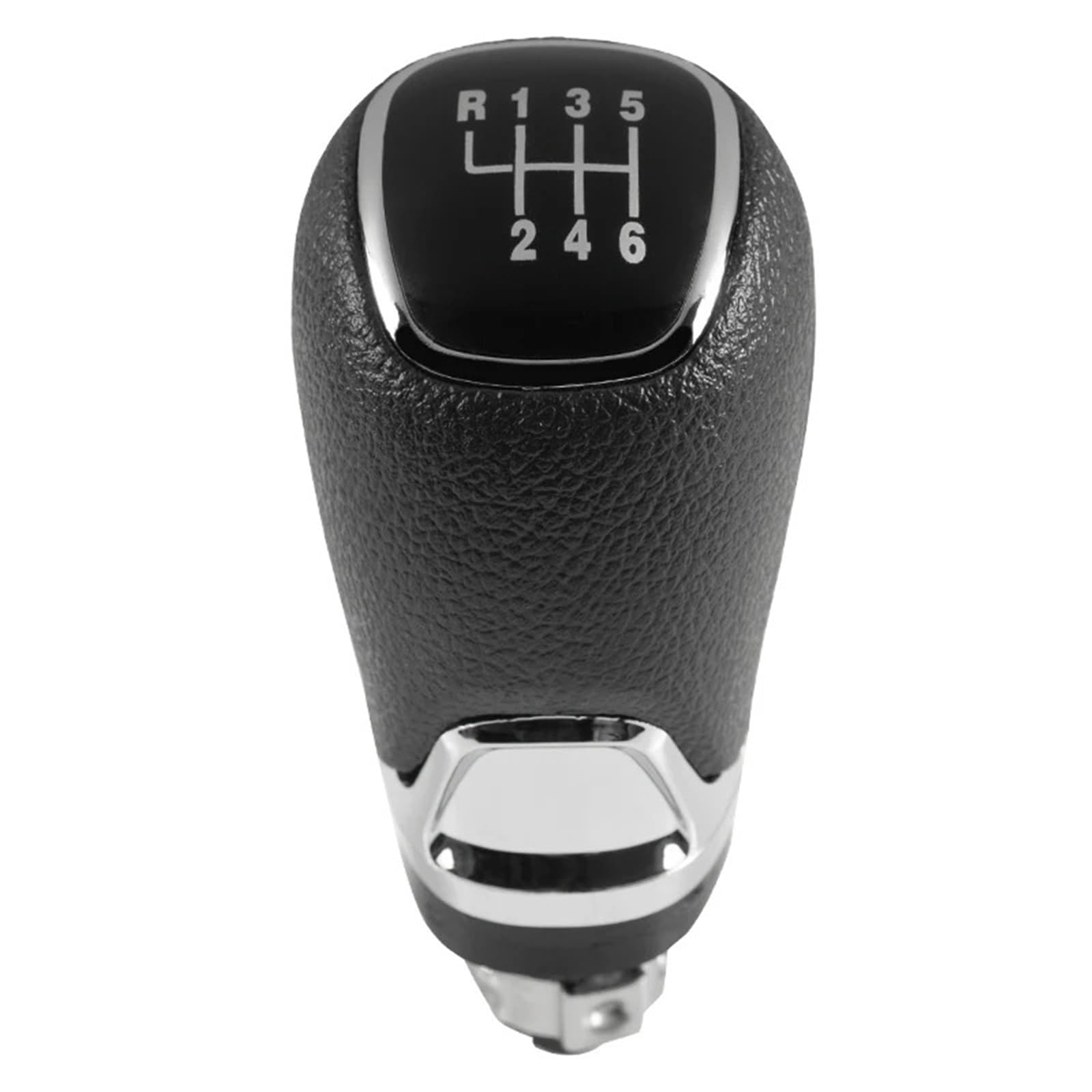 Tusgt 6Speed Gearknob Only Knob Manual For Skoda For Octavia For A7 Mk3 2014-2017 Pu Leather Car Styling Gear Shift Knob Lever Shifter Gaitor Boot Cover Case(6Speed Gearknob Only)