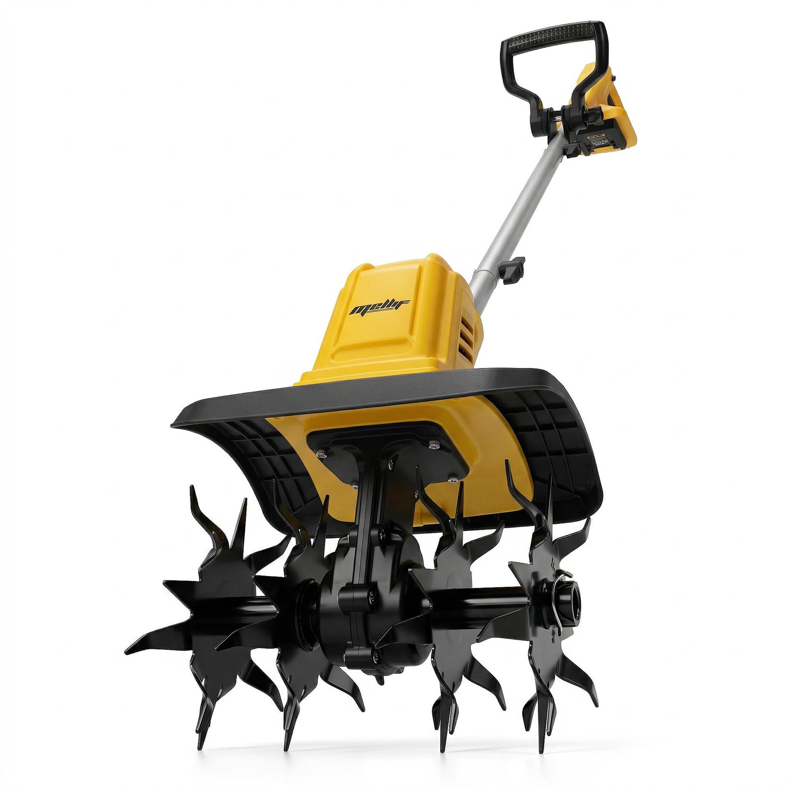Battery Powered Garden Tiller Compatible with DeWalt 20V Battery (Mayoki)