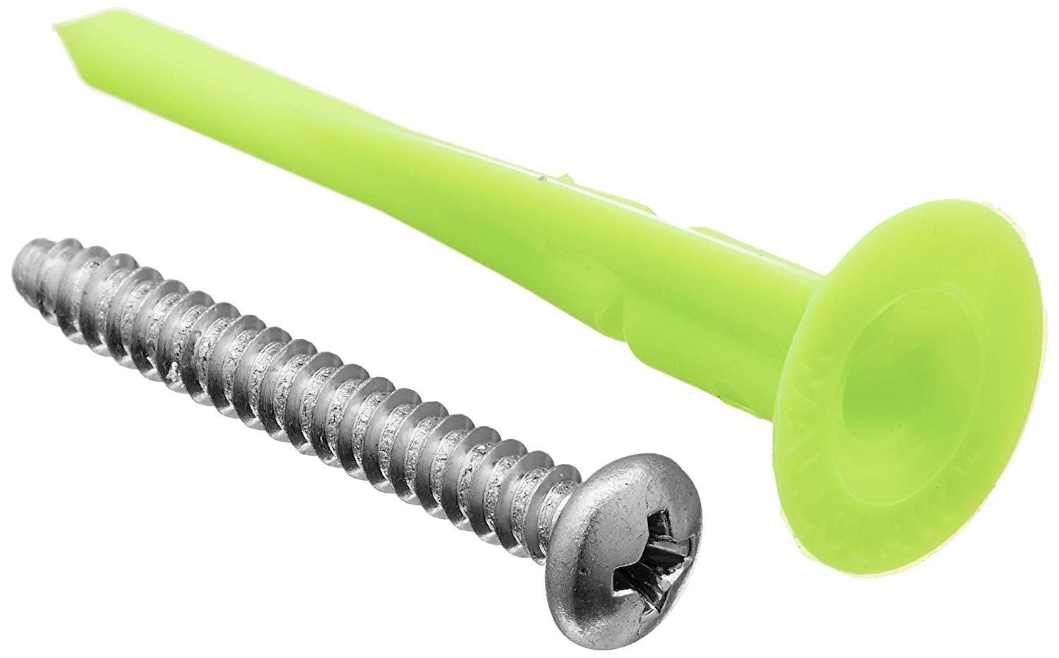 HillmanWall Claw Screw Anchors 591305 with Screws - 10 sets