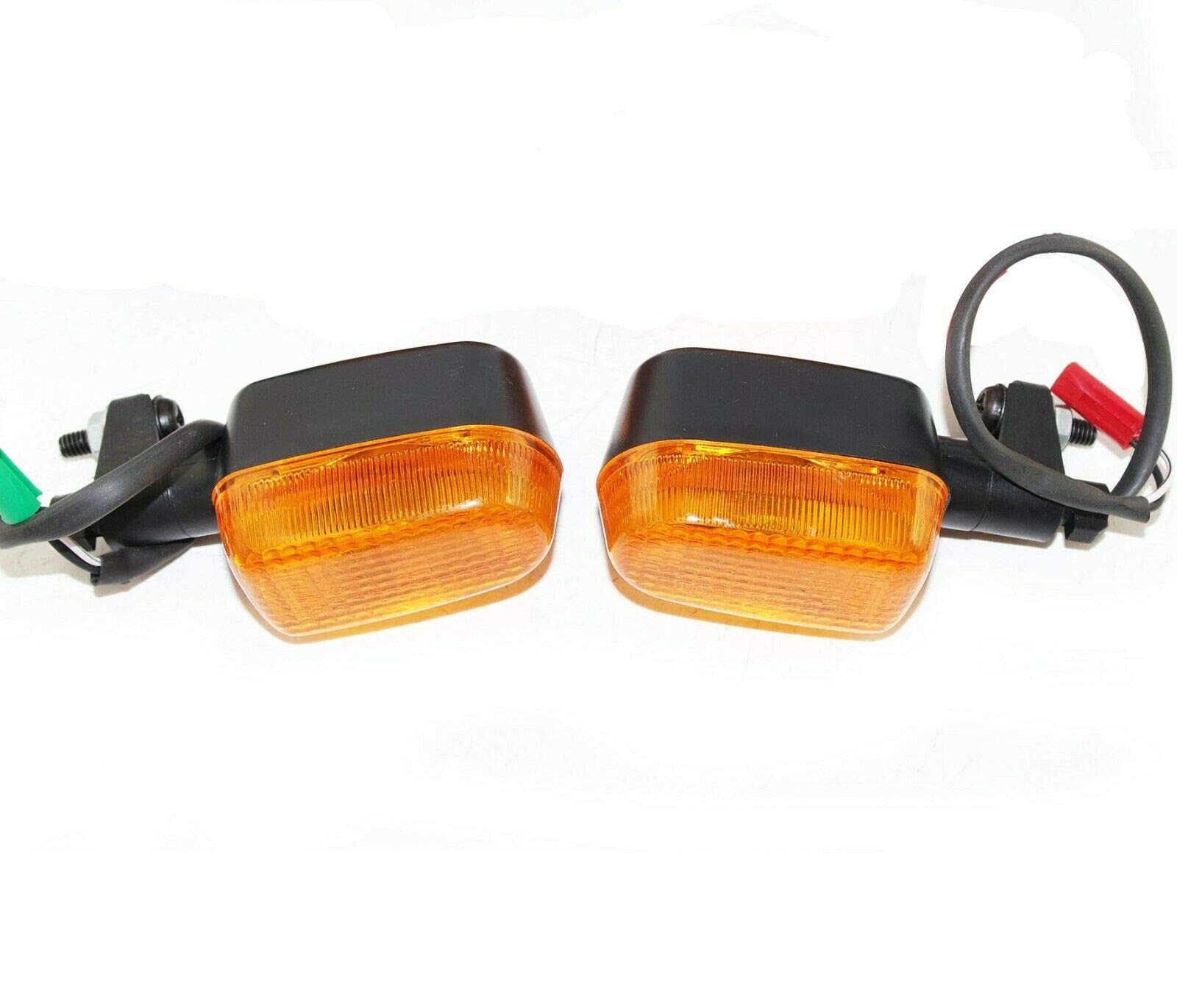 AEsparesFront Blinker Turn Signal Indicator Set Of 2 Compatible With Royal Enfield Himalayan