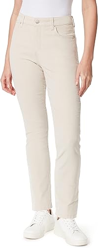 Gloria Vanderbilt Womens Amanda Corduroy Slim High Rise Pant Regular