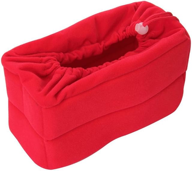 Yimidear Camera Bag, Shockproof Padded Folding Partition Insert Camera Case for SLR Cameras (Red)