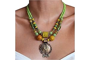 Boho Statement Tassel Necklace for Women