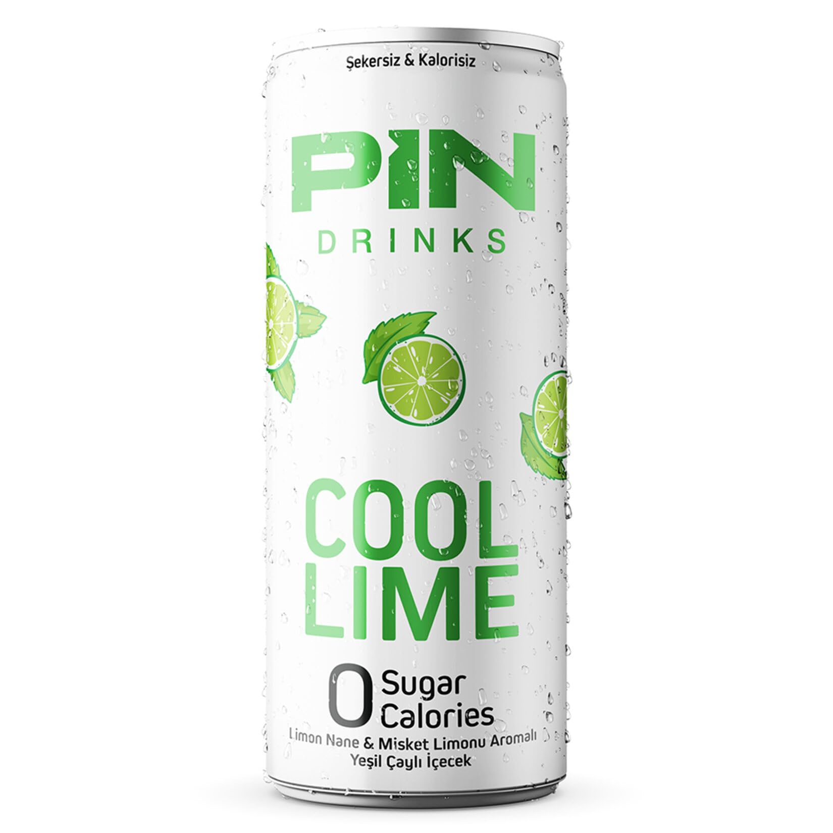 PIN Cool Lime Soğuk Bitki Çayı Teneke 250 ml