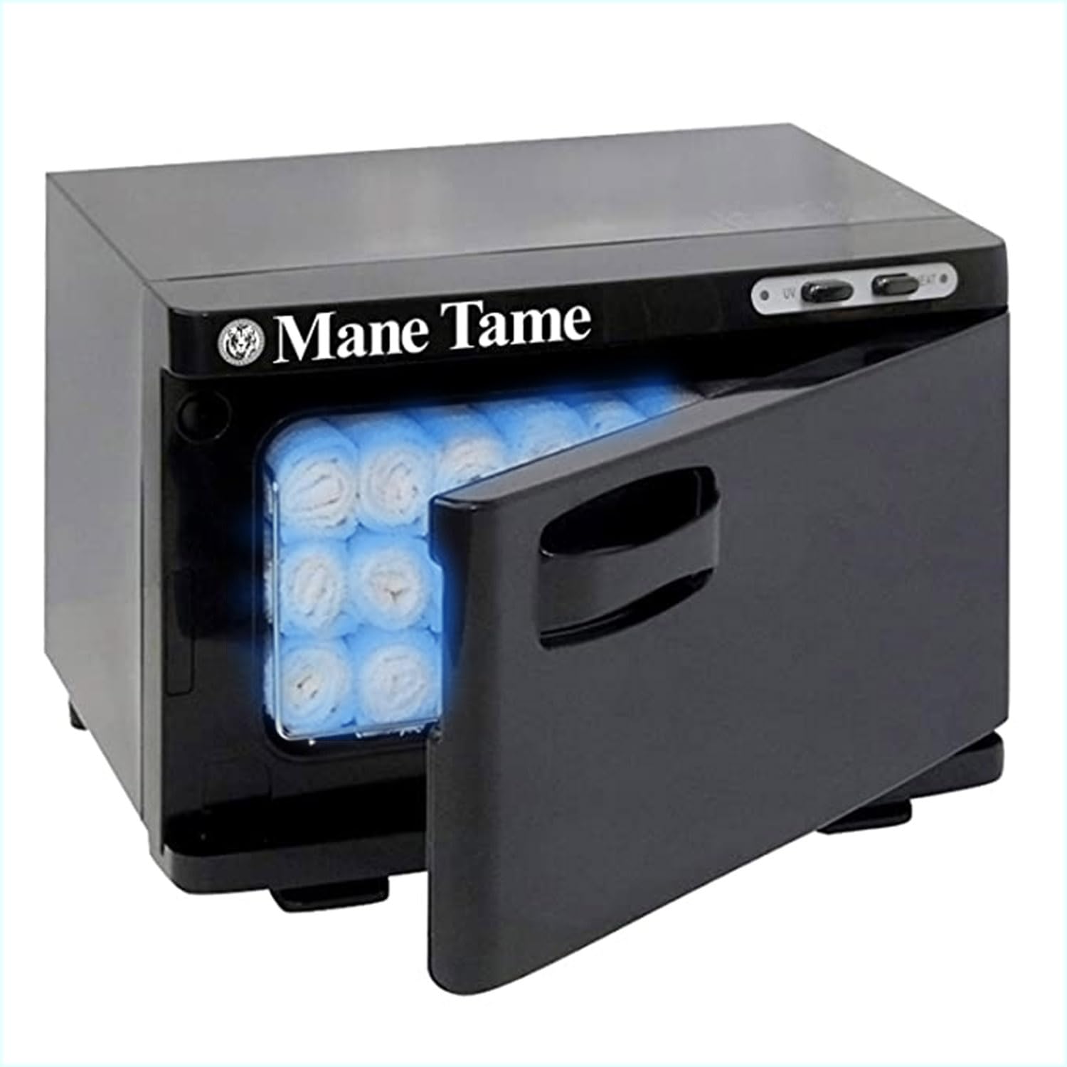 MANE TAME Professional Barber Medium Towel Warmer With UV PreHot Towel Facial