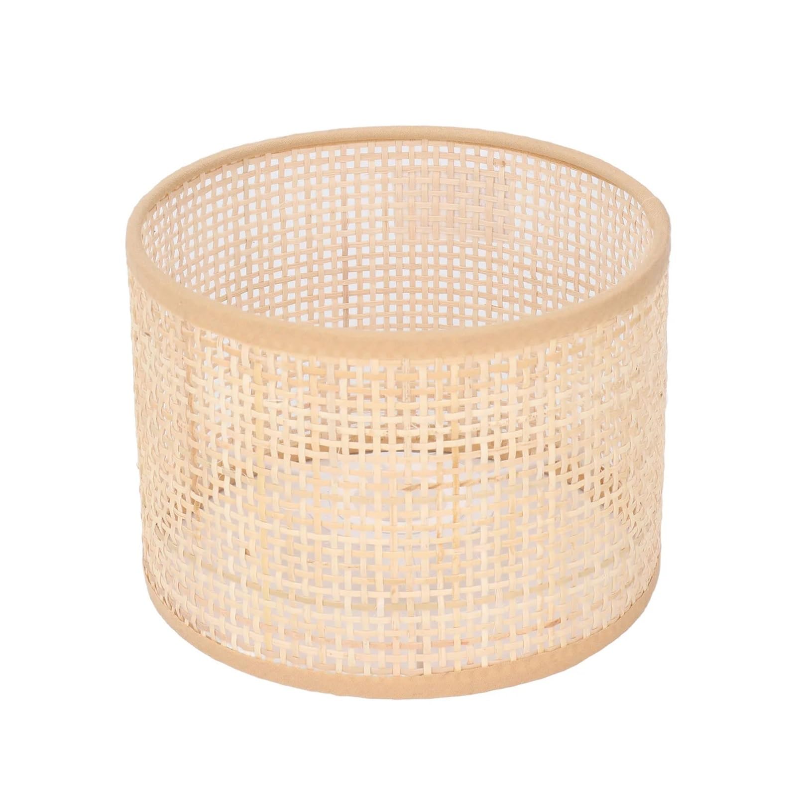 Luxemetals One Color Vintage Rattan Lamp Shade Replacement For E27 E14 Caliber Lamps
