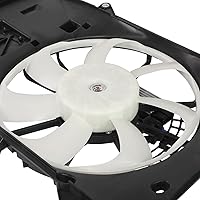 Vista 3 de Conjunto de ventilador de refrigeración de radiador de estilo de fábrica compatible con Mazda CX-3 2016-2022