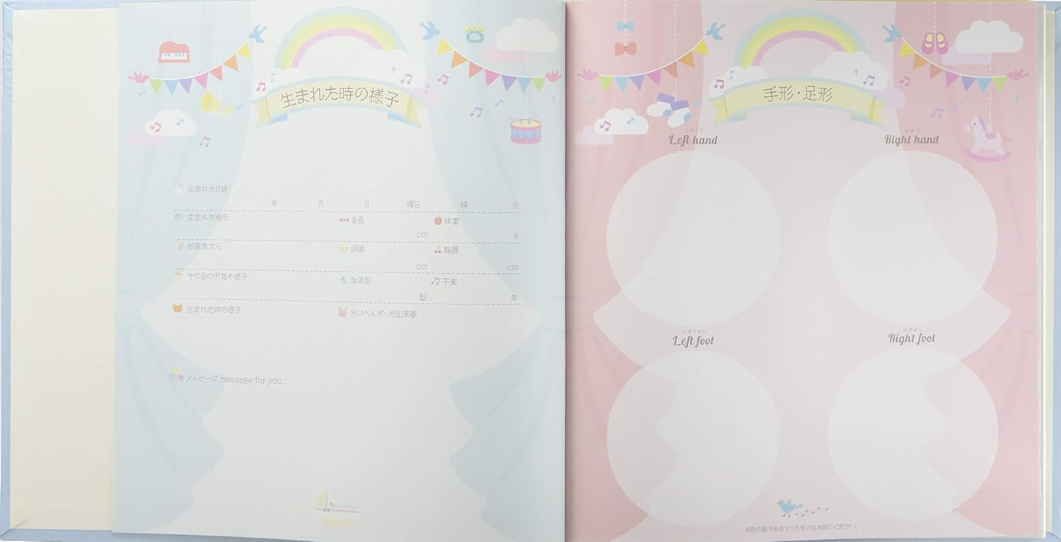 Nakabayashi Co, Ltd. Fueruarubamu Baby Memory Blue A -LB-505-B