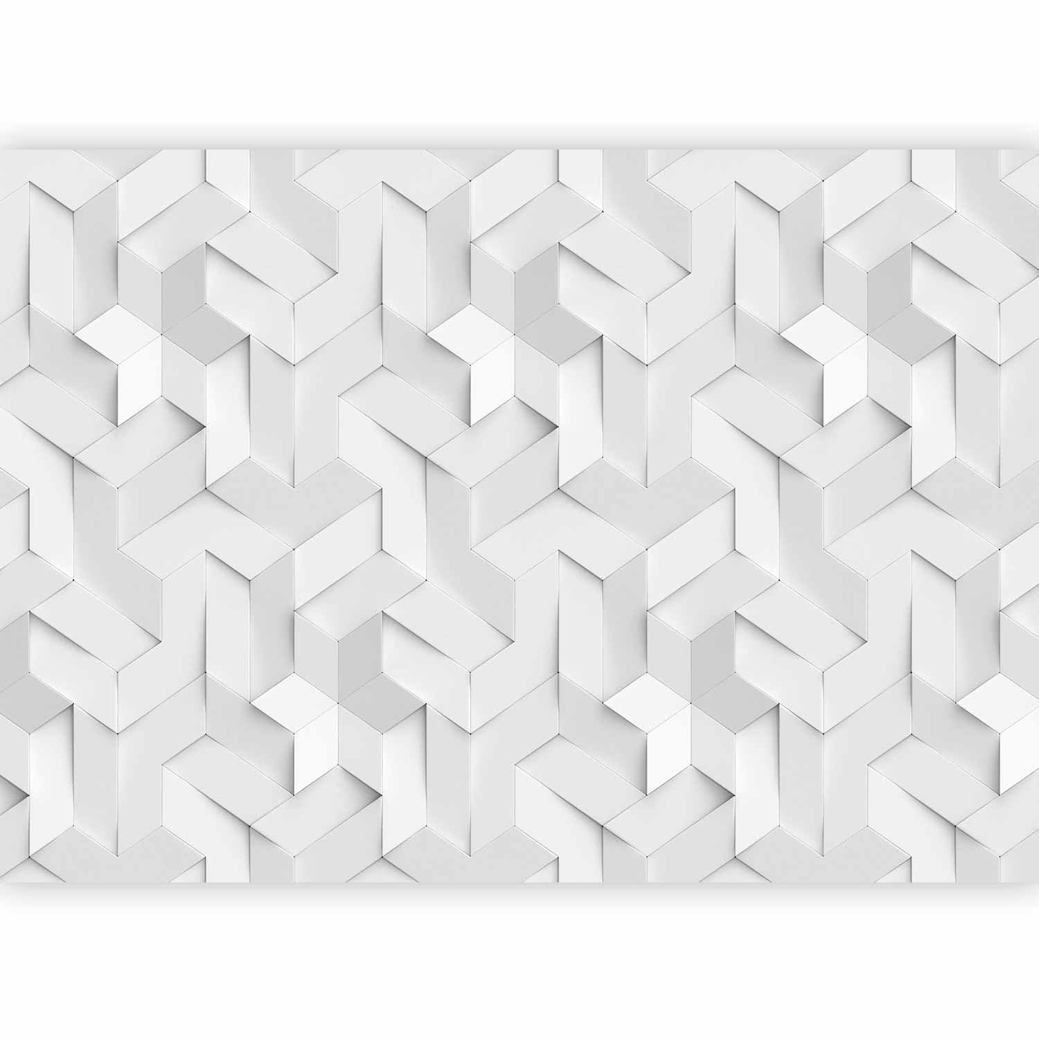 artgeist Wall Mural 3D Effect 177x124 in - Non-Woven Wallpaper Fleece Wall Decor Photo Print Picture Image Design Abstract Geometrical Optical Illusion f-B-10037-a-a