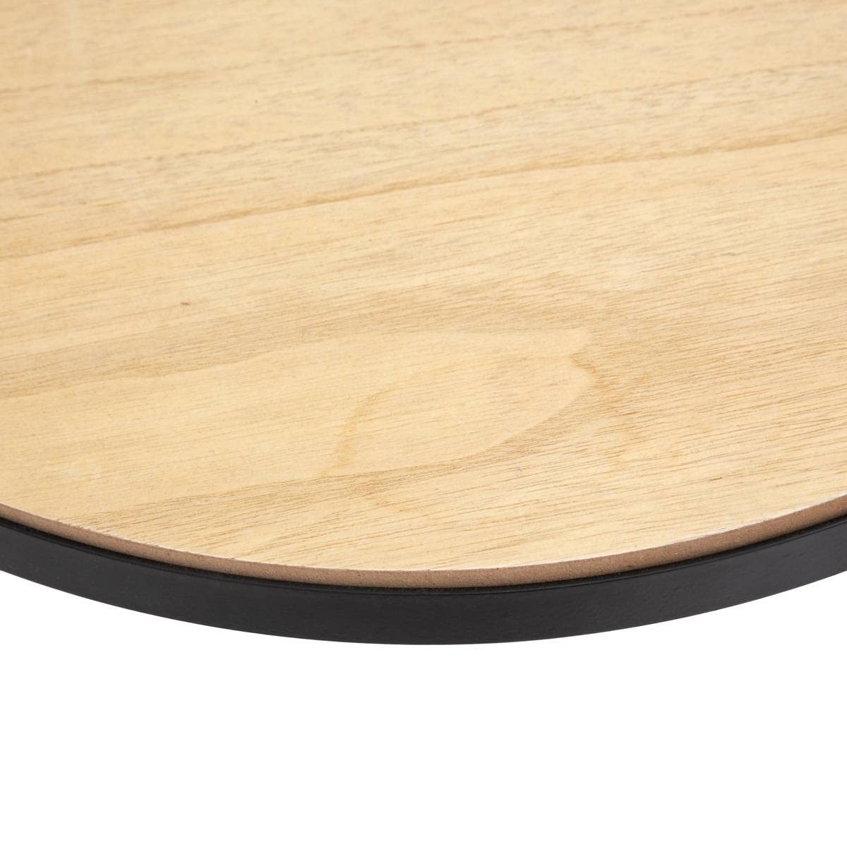 ATMOSPHERA CREATEUR D'INTERIEUR M2GDECOR Table d'appoint Double Niveau - Table Pendule - Meca - D 50,5 x H 49 cm