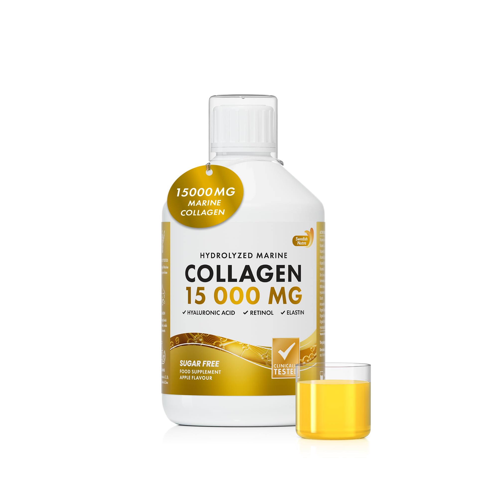 Swedish Nutra 15000 mg Liquid Marine Collagen