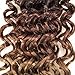 GoGo Curl Crochet Hair for Women Water Wave Curly Crochet Hair Wavy Human Hair Deep Wave Beach Curl Crochet Synthetic Hair Extensions (12 inch(Pack of 6), 1B/30/27)