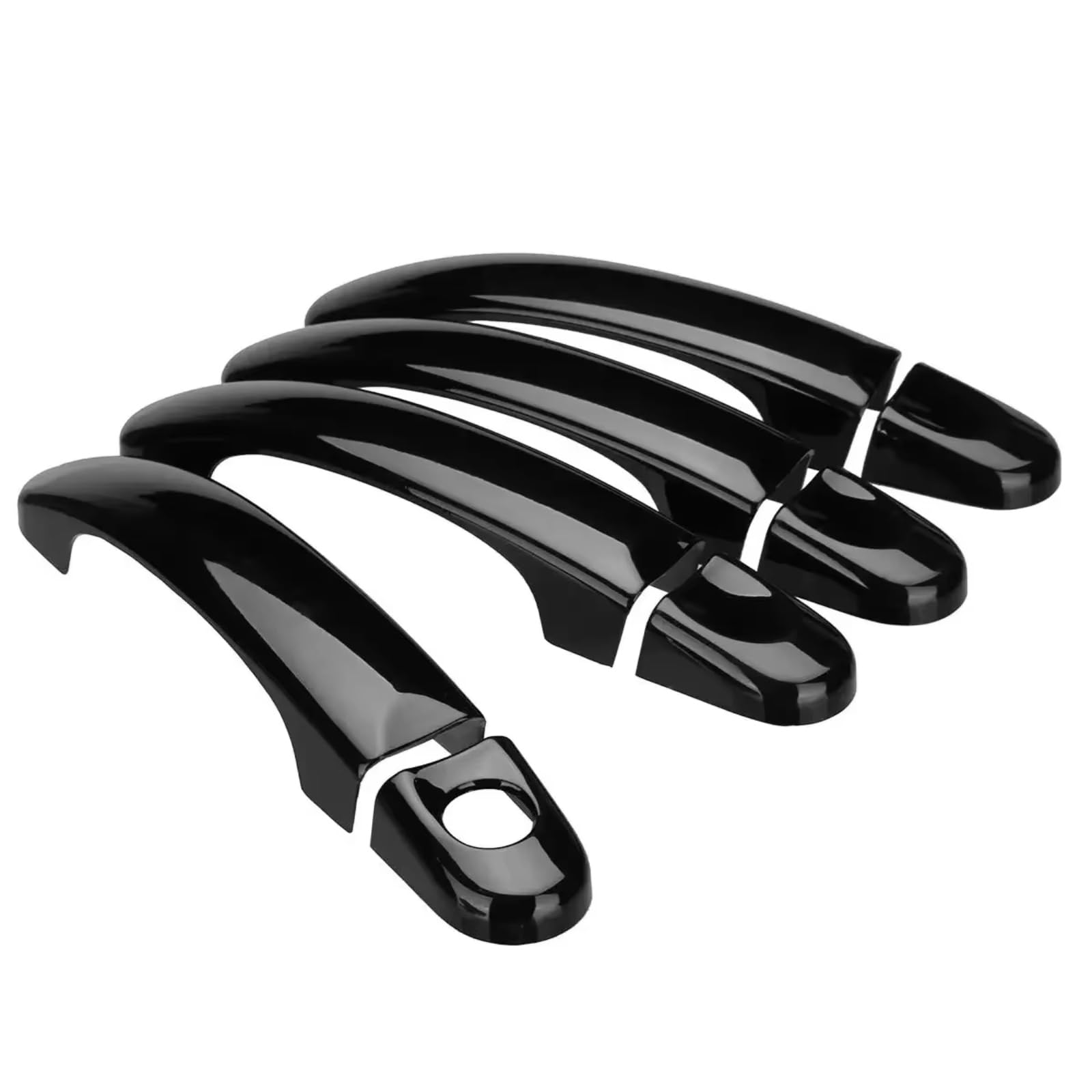 Lspbfkq One Color For Vw For Transporter T5 T6 For Caddy Van 2003-2009 Glossy Black Car Exterior Door Handle Cover Trim Decor Car Exterior Door Handles