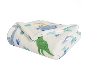 Kid's Life Comfort Dinosaur Fleece Blanket: The Ultimate Snuggle Buddy for Your Little Explorers