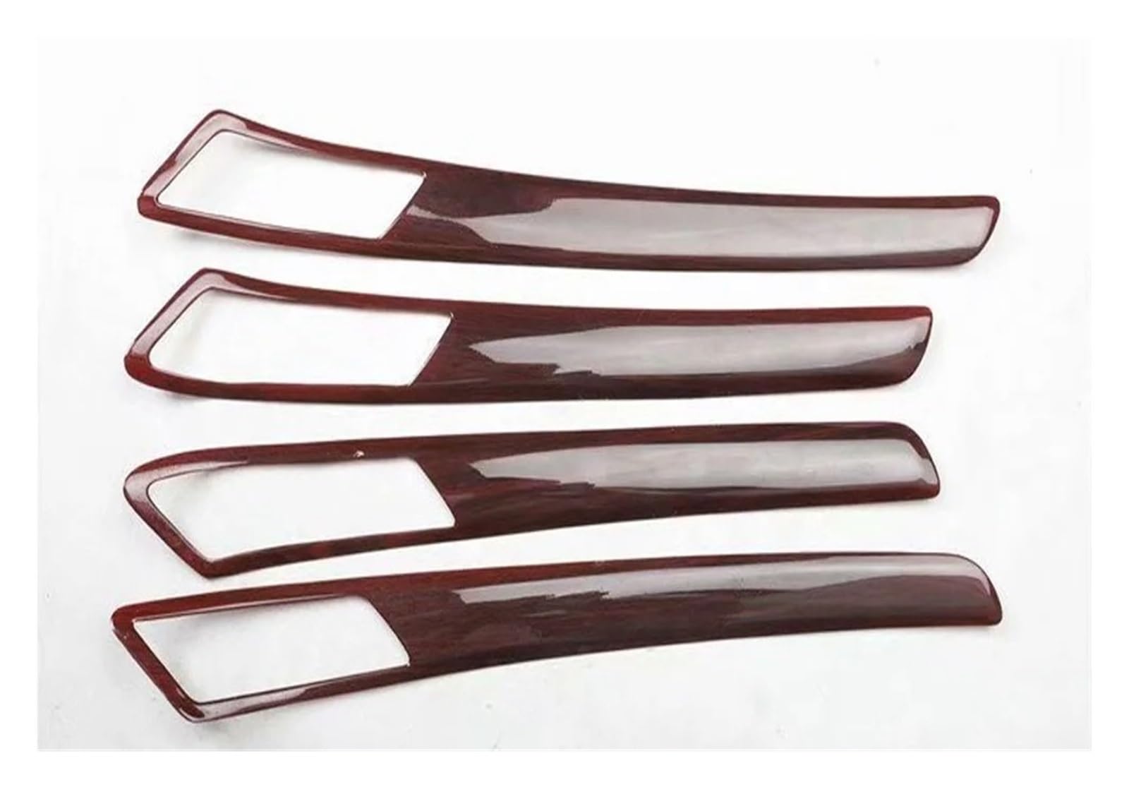 Accessoires D'intérieur 4 Pièces/ensemble Poignée Porte Intérieure Voiture Bandes Bol Moulure Garnissage Pour VW Pour Golf 7 2014-2018(Wood Color)