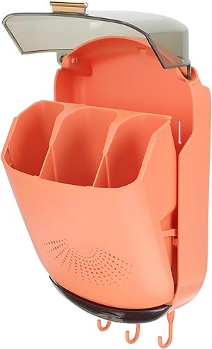 Soporte para palillos colgantes, montaje en pared, almacenamiento de palillos multifunción, organizador de utensilios de cocina, caja de