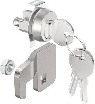 1570 Replacement Mail Box Lock Replacement for Florence F Series CBU & 4C Mail Units L-1172C, C9100 with 3 Keys and a Latch, Replacement USPS Mailbox Key Lock