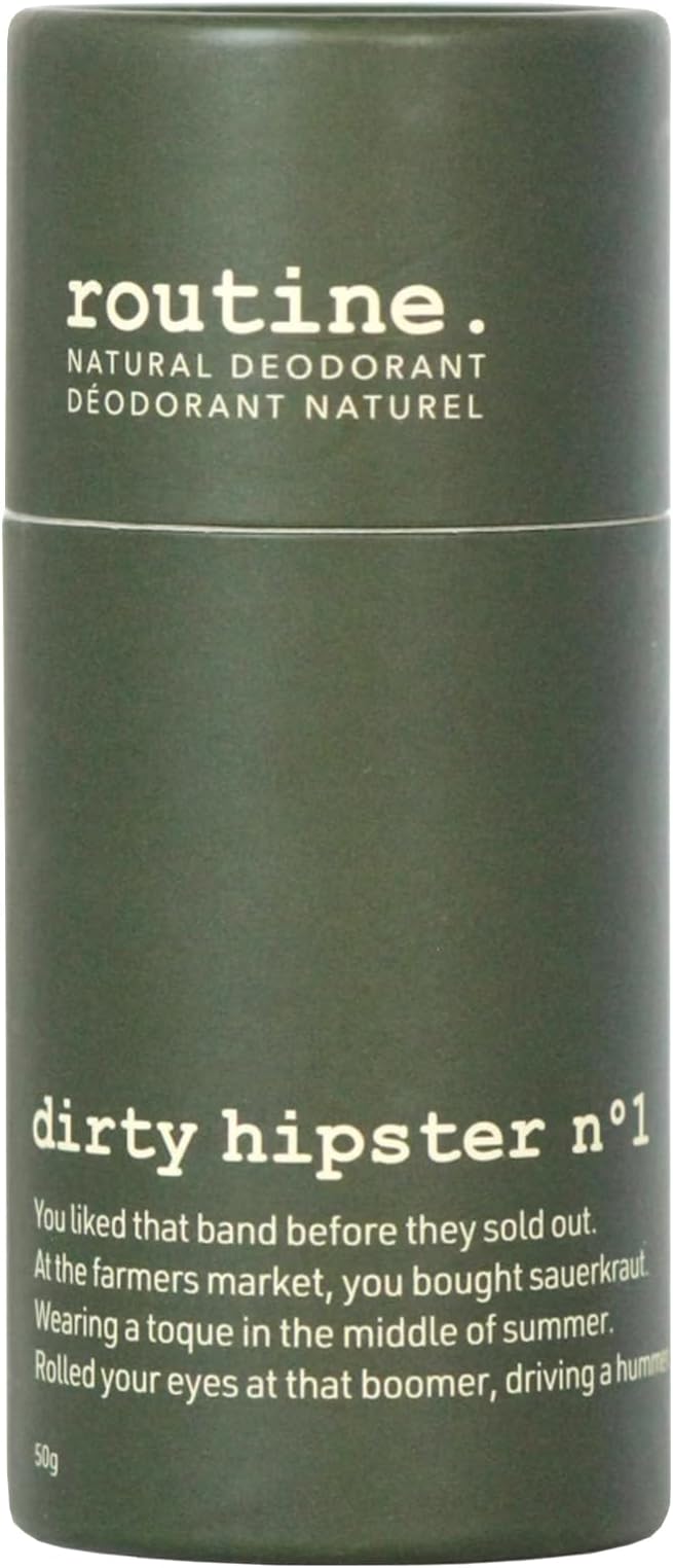 Natural Deodorant Dirty Hipster No. 1 Deo Stick | 1.7 Fluid Oz. Natural Deodorant Aluminum Free Natural Deodorant For Women & Men | (Stick Formula)