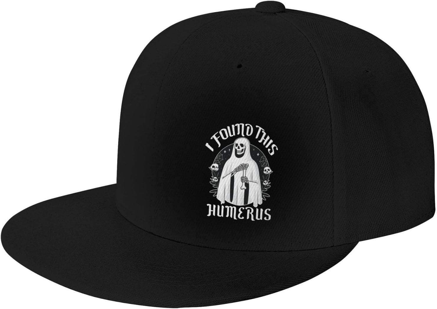 I Found This Humerus Flat Cap Classic Adjustable Baseball Caps for Men Women Black