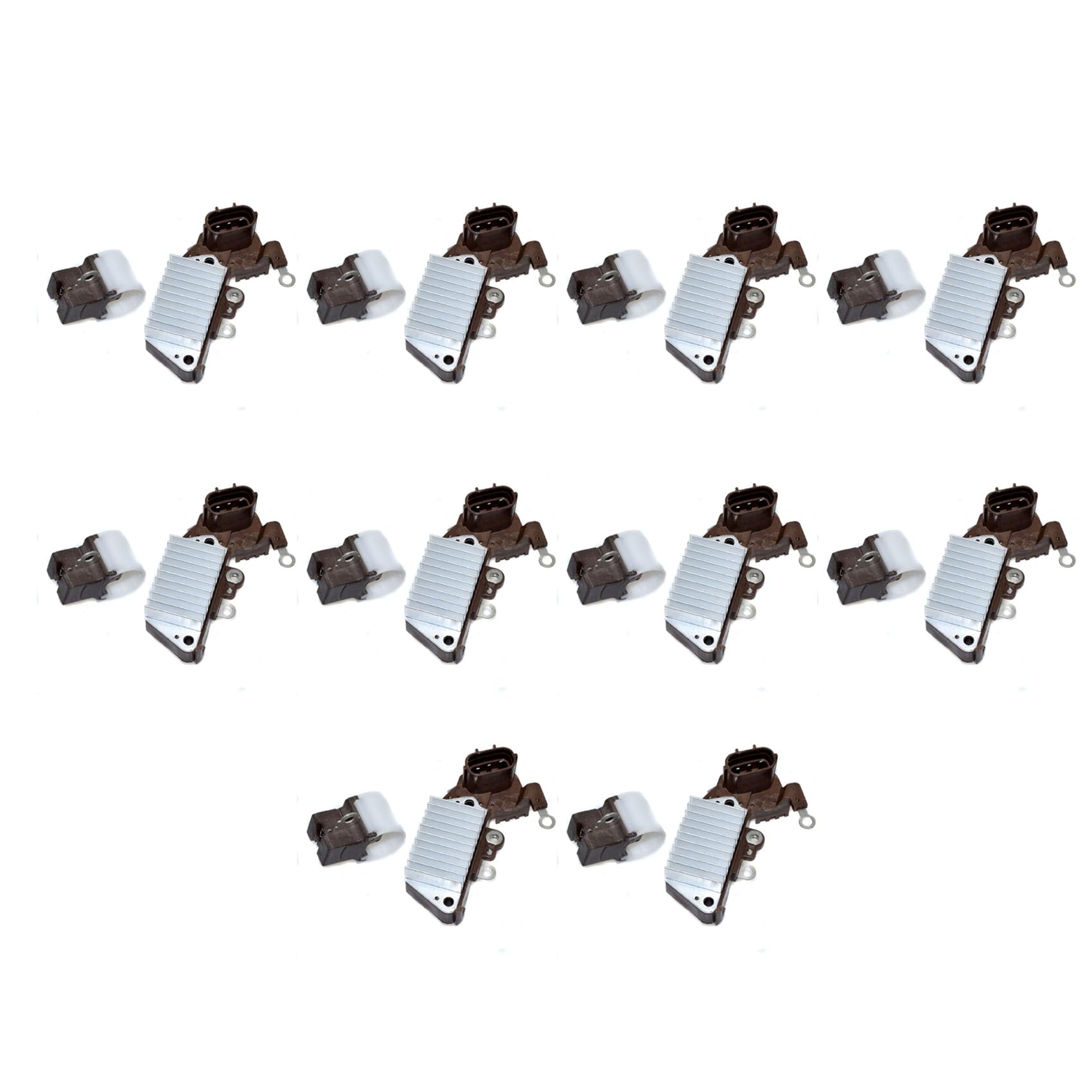 Lot de 10 régulateurs de tension d'alternateur pour 2770035040 2770074030 2770040050 2770046050 2770065010 1260001540 1260001580